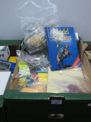 Lot 352 - Quantity of Plastic Toy Solider Figures and...