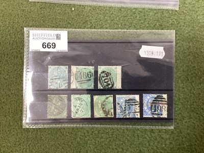 Lot 669 - Stamps, Great Britain, a small group of 7...