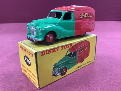 Lot 657 - Dinky Toys No 470 Austin Van - "Shell",...