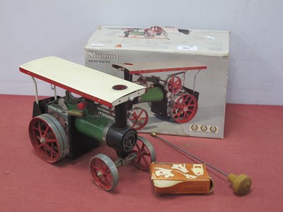 Lot 317 - A Mamod T61a Steam Traction Engine, appears...