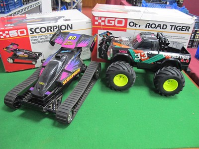 Lot 684 - Two Radio Controlled vehicles by Intertan...