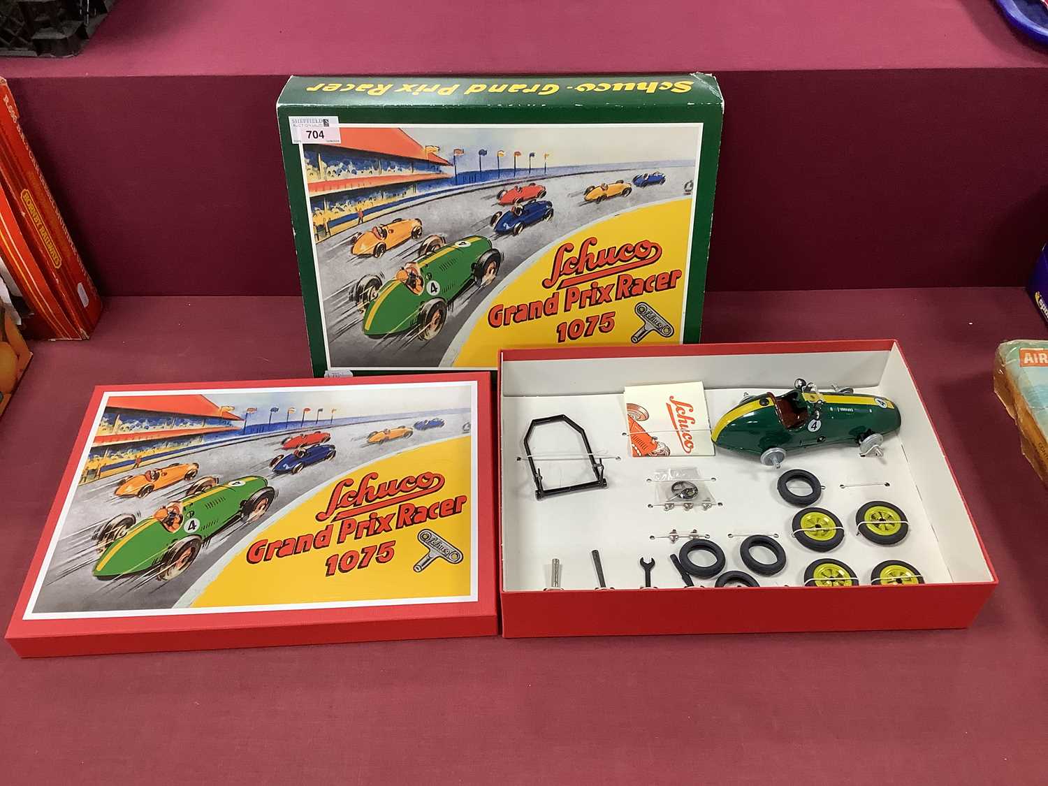 シュコー　Schuco　Grand Prix Racer 1075　二重外箱付き Schuco Grand Prix Racer 1075 外箱付き | ブリキのおもちゃ