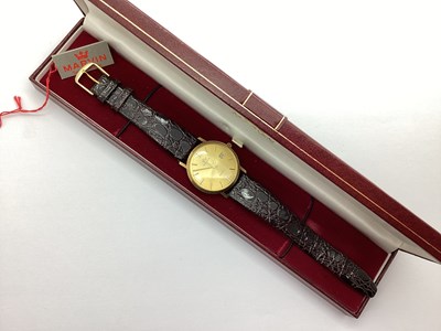 Lot 135 - Marvin; A Gent's Dress Wristwatch, the signed...