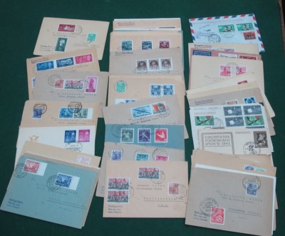 Lot 1322 - A Collection of Over Forty Covers/FDC's, from...