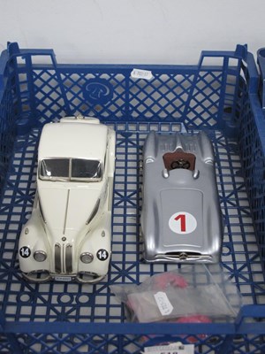 Lot 518 - Two Schuco Clockwork Tinplate Model Cars...