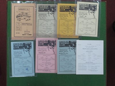 Lot 856 - Rotherham United Reserves Programmes, 1959-60...