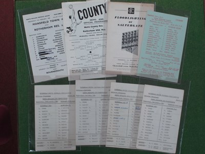 Lot 865 - Rotherham United Reserves Programmes, 1967-8 v....