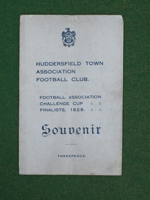 Lot 895 - 1927-8 Huddersfield Town v. Sheffield United...