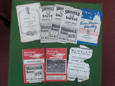 Lot 851 - Sheffield United Home Programmes, 1947-8...