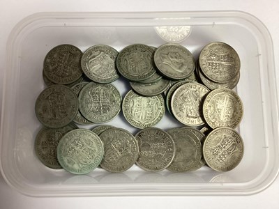 Lot 499 - Collection Of GB Pre 1947 Silver Half Crowns,...