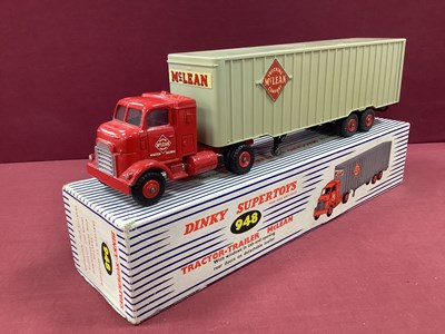 Lot 638 - Dinky Super Toys No 948 Tractor-Trailer McLean,...