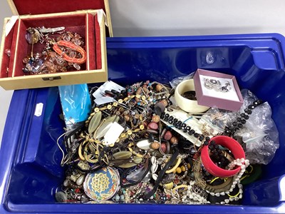 Lot 65 - A Mixed Lot of Assorted Costume Jewellery :-...