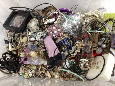 Lot 37 - A Mixed Lot of Assorted Costume Jewellery :-...