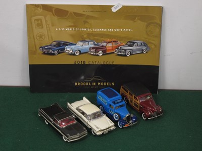 Lot 541 - Four 1:43rd Scale White Metal/Diecast Model...