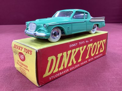 Lot 644 - Dinky Toys No 169 Studebaker Golden Hawk,...