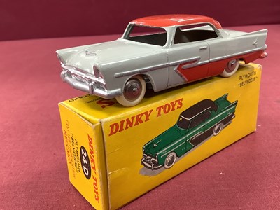 Lot 647 - Original French Dinky No 25D Plymouth...