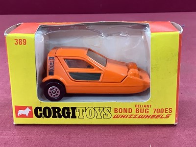 Lot 643 - Corgi Toys No 389 Reliant Bond Bug 700ES,...