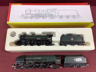 Lot 617 - Two Hornby (China) OO Gauge/4mm BR Green Steam...