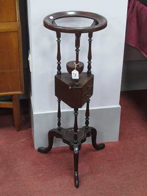 Lot 1553 - XVIII Century Style Mahogany Wig Stand, with a...