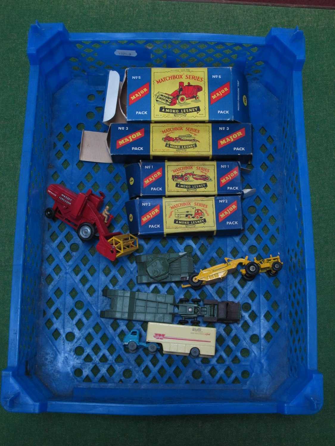 Lot 719 - Four boxed matchbox diecast model vehicles...