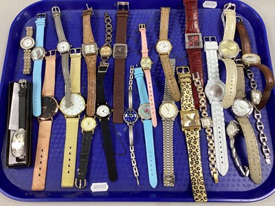Lot 15 - A Collection of Modern Ladies Wristwatches,...
