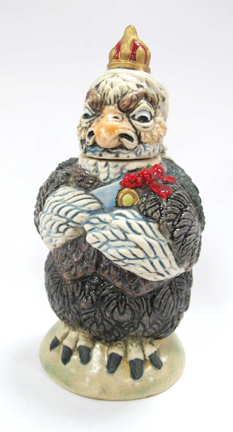 Lot 1200 - Burslem Pottery Grotesque Bird 'Queen