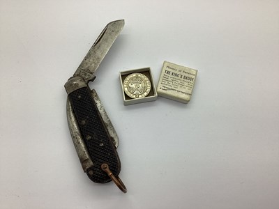 Lot 406 - WWII British Army Jack Knife 1939, with...