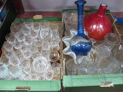 Lot 1064 - Water Jugs, drinking glasses, etc:- Two Boxes