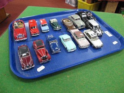 Lot 647 - Fifteen Diecast Model Cars by Corgi, Oxford,...