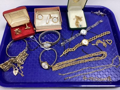 Lot 70 - Omega and Other Ladies Wristwatches, gilt...
