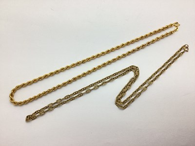 Lot 189 - A 9ct Gold Ropetwist Chain, of uniform design...
