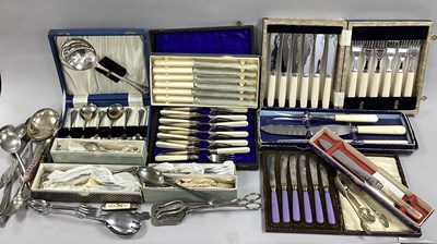 Lot 47 - A Mixed Lot of Assorted Plated Cutlery,...