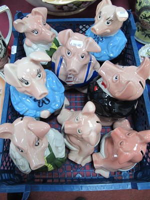 Lot 1160 - Wade NatWest full collection of piggy banks...