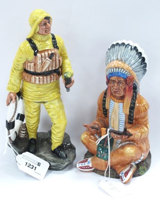 Lot 1231 - Royal Doulton 'The Lifeboat Man' Figurine and '...