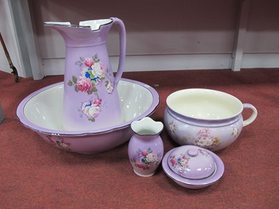 Lot 1139 - Early XX CenturyToilet Set, complete with wash...