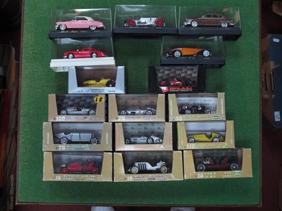 Lot 747 - Sixteen diecast model vehicles by Brumm,...