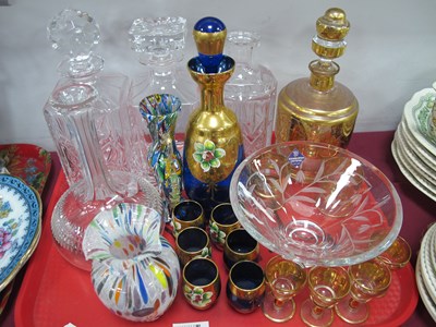 Lot 1142 - Edinburgh Glass Bowl, decanters, liqueur sets,...