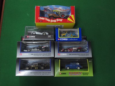 Lot 717 - Seven Corgi diecast model vehicles to include...