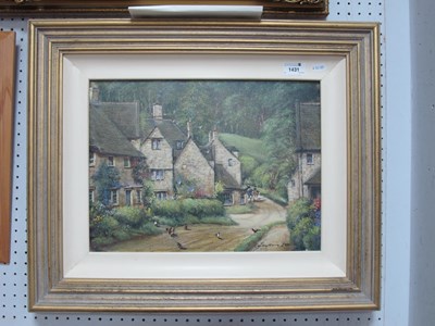 Lot 1431 - Gordon Lees, Oil Canvas 'A Quite Summers...