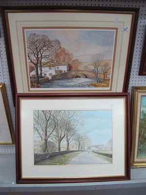 Lot 1441 - Peter Holland (Sheffield Artist), Cottage Lane,...