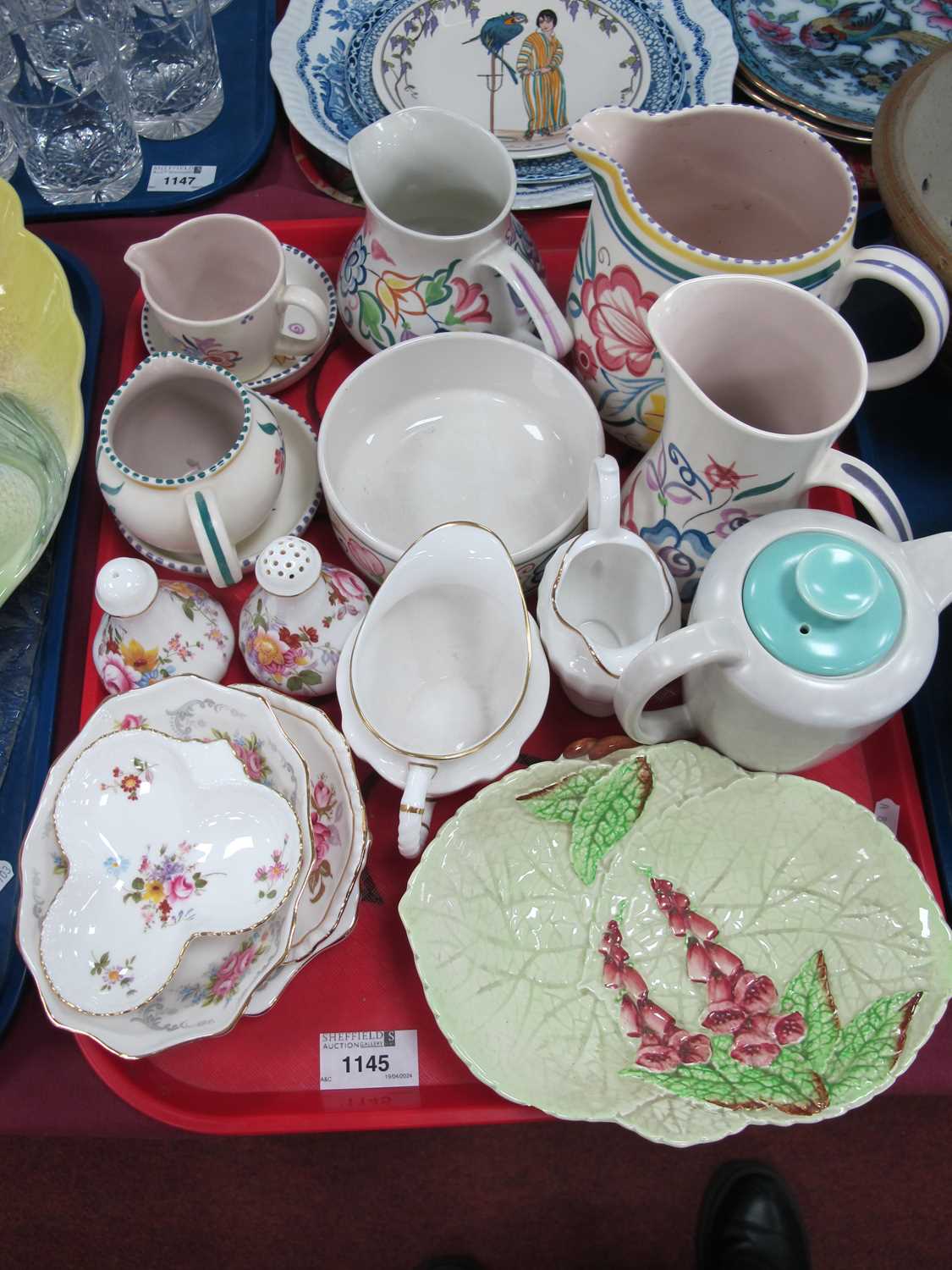 Lot 1145 - Poole Traditional Floral Pattern Pottery,...