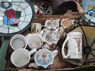 Lot 1105 - Sadler Novelty Teapots, British Army China...