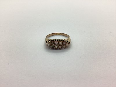 Lot 245 - An Antique Diamond Set Ring, set throughout...