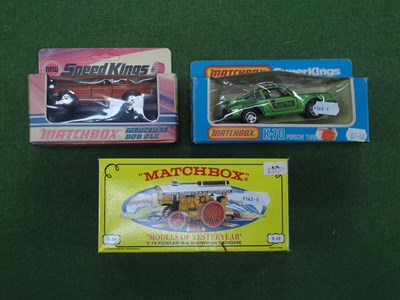 Lot 701 - Two Matchbox diecast model cars comprising of...