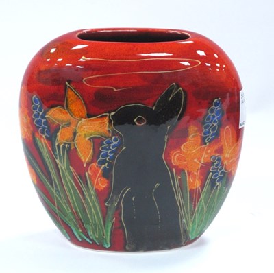 Lot 1246 - Anita Harris 'Cute Bunny Sniffing Daffodil'...