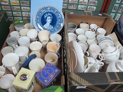 Lot 1015 - A Collection of Royal Commemorative Mugs,...