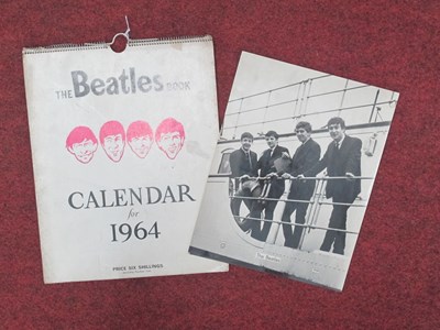 Lot 1298 - The Beatles Calendar for 1964, price six...