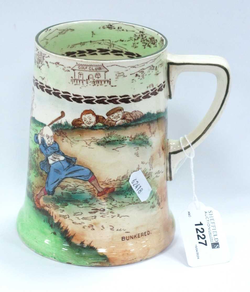 Lot 1227 - Shelley (Late Foley) 550-7913 Golfing Mug,...