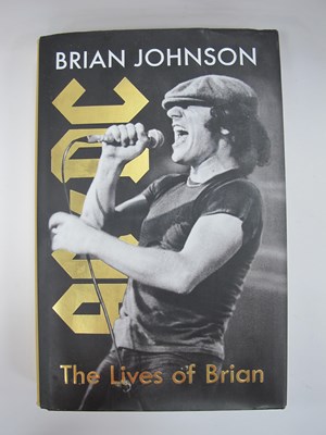 Lot 1317 - AC/DC, Brian Johnson Autobiography, blue pen...