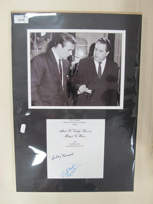 Lot 1319 - James Bond Producer Cubby Broccoli and Michael...